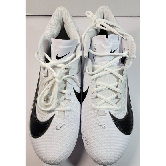 Nike Vapor Edge Elite 2 Carbon Football Cleats Men\'s 13 White Black FZ4269-100 main image 12